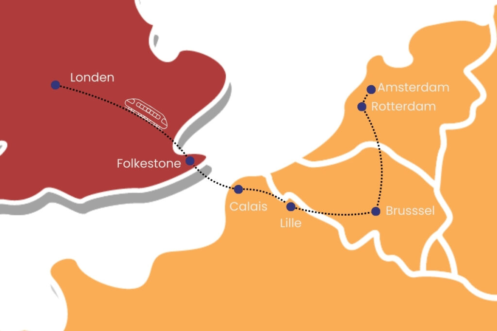 Eurostar route